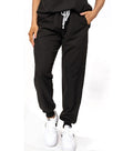 Poplin Unisex Jogger Scrub Pant - 4 Pockets (2 Side, 2 Cargo Pockets) with Elastic Waistband And Drawstring Both