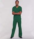 Poplin Unisex Scrub Set - 6 Pockets, Half Sleeves (3-Pocket Top & 3-Pocket Pant)