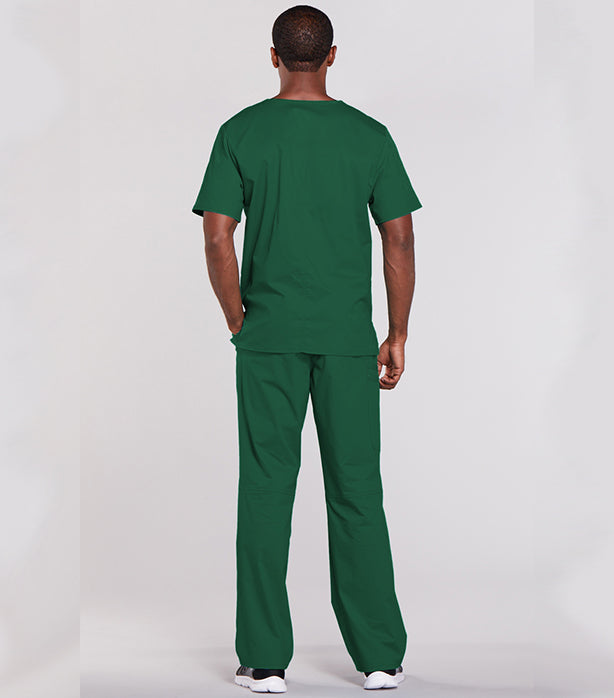 Poplin Unisex Scrub Set - 6 Pockets, Half Sleeves (3-Pocket Top & 3-Pocket Pant)