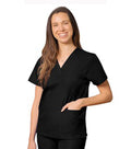 Poplin Women's Scrub Set - 4 Pockets, Half Sleeves (2-Pocket Top & 2-Pocket Pant)