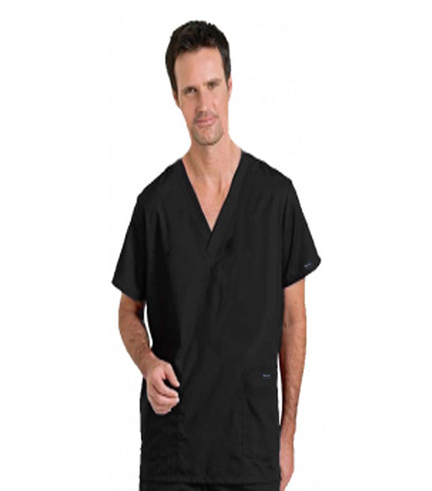 Microfiber Stretch Scrub set 5 pocket solid unisex cargo with pencil pocket top half sleeve(2 pkt top, 2 pkt pant) 1 cargo pkt 1 back pkt