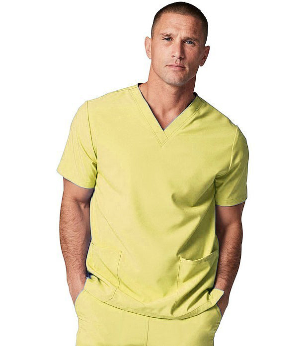 Poplin Unisex Scrub Set - 6 Pockets, Half Sleeves (2-Pocket Top & 4-Pocket Pant)