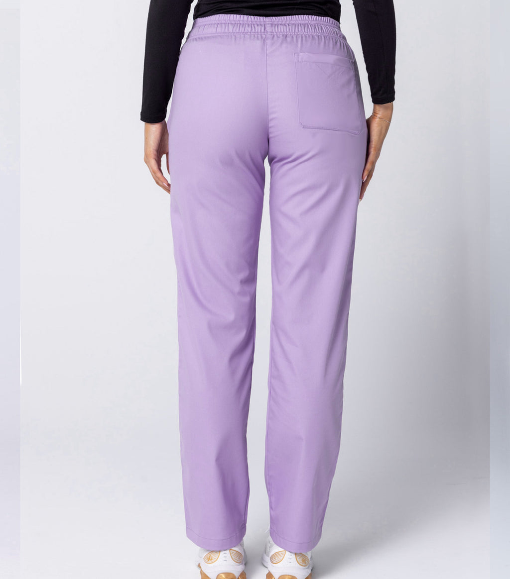 Poplin Women's Scrub Set - 5 Pockets, Half Sleeves (2-Pocket Top & 3-Pocket Pant)