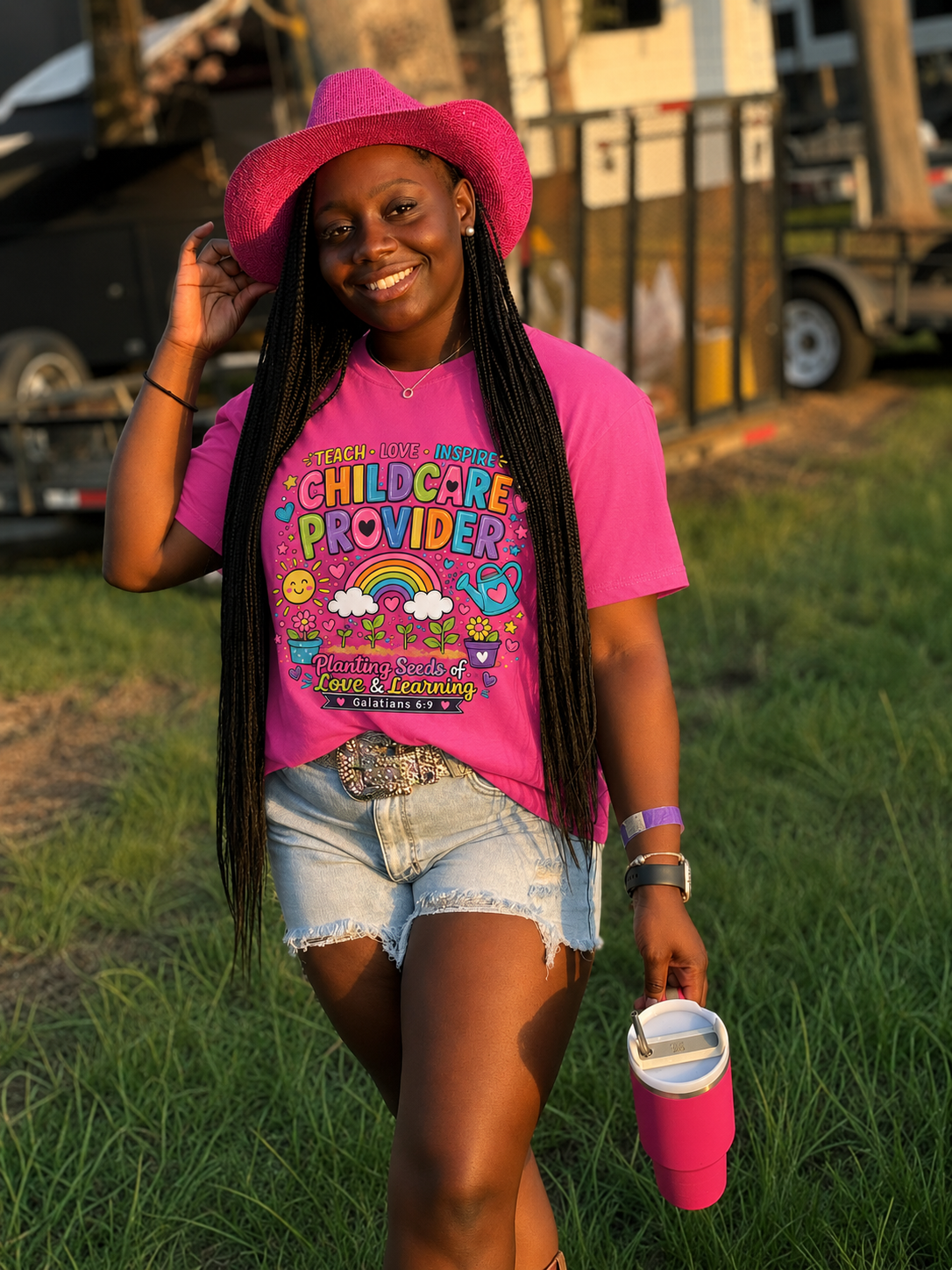 Zoey Childcare Tee