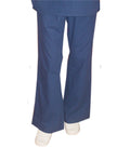 Poplin Pant 2 side pockets flare leg waistband with drawstring and elastic both ladies