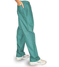 Stretch Unisex 3-Pocket Scrub Pant 2 Side 1 Back Pocket Waistband with Elastic and Drawstring both