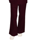 Microfiber Stretch Women Scrub Pant 2 side pockets flare leg with elastic and drawstring