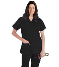 Stretchable Women Scrub Set - 5 Pockets (2 Pockets Top, 3 Pockets Pant), Half Sleeves