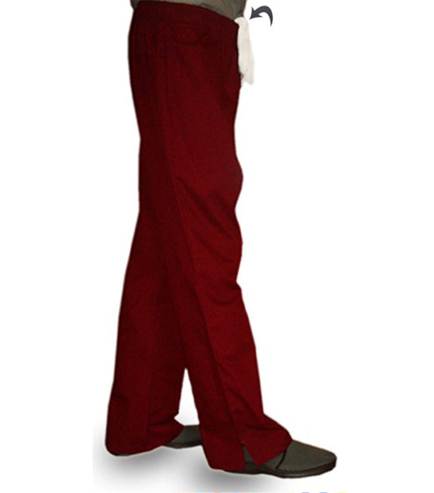 Poplin Women's Bootcut Scrub Pants with 2 Side Pockets