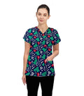Scrub Life Print Scrub Set 4 Pockets Ladies Half Sleeves (2 Pockets Top and 2 Pockets Pant)