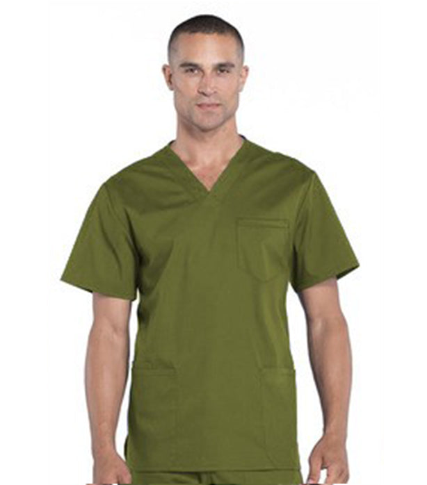 Microfiber Top v neck 3 pocket half sleeve unisex (100% POLYESTER)